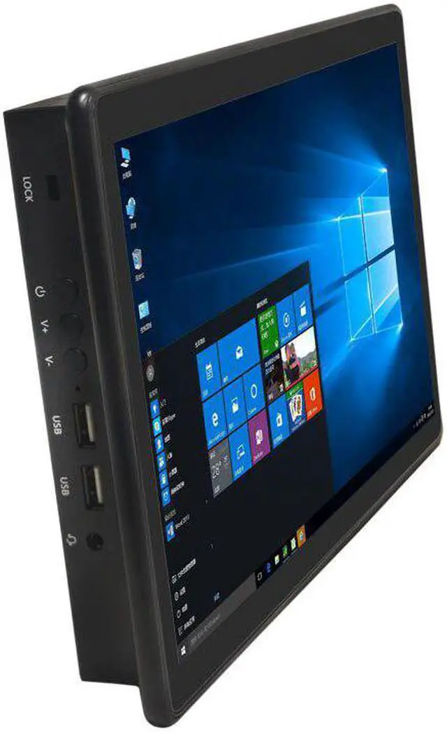 Alt view image 4 of 5 - Mini PC All In One Box Tablet PC Desktop Windows 10 11.6"  J3355 4GB RAM RS232 5G WiFi Mini Computer RJ45 HDMI