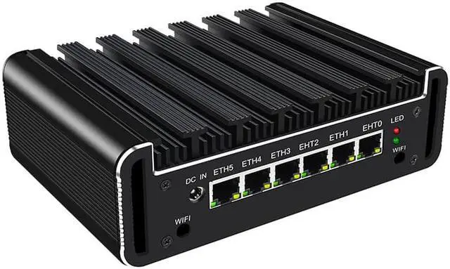 Alt view image 2 of 4 - i5 8250U 6 LAN Core i3 8130U 3855U 8550U 1 RS232 COM 4G WiFi Windows Pfsense Sophos Support AES-NI Firewall Router Mini PC