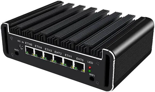 Alt view image 3 of 4 - i5 8250U 6 LAN Core i3 8130U 3855U 8550U 1 RS232 COM 4G WiFi Windows Pfsense Sophos Support AES-NI Firewall Router Mini PC