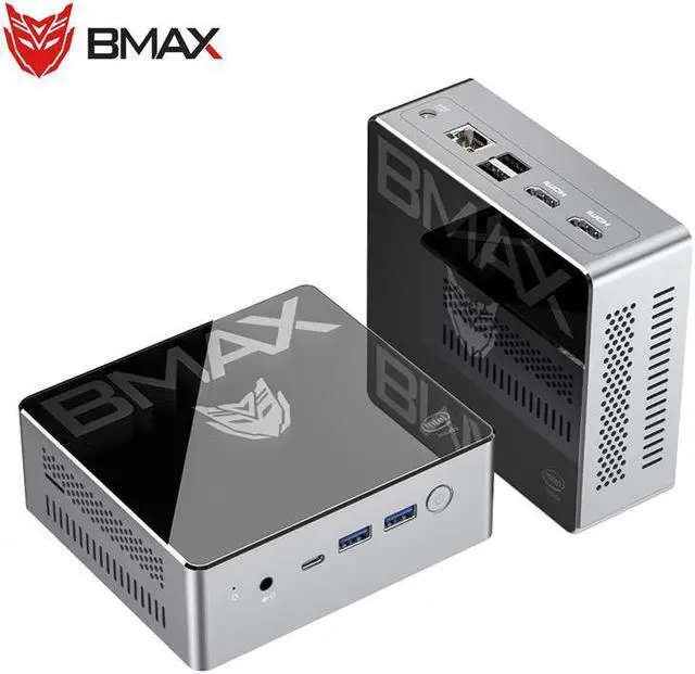 Alt view image 5 of 5 - B2 Plus Mini PC Gamer Computer Windows10  Celeron J4115 8GB DDR4 128GB SSD  9th Gen UHD Graphics 600 Quad Core BT