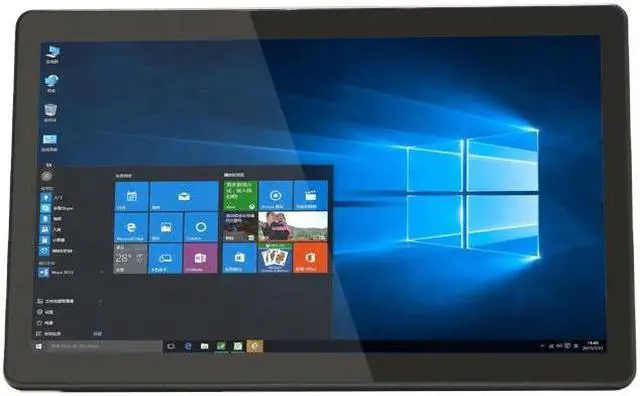 Alt view image 3 of 5 - Mini PC All In One Box Tablet PC Desktop Windows 10 11.6"  J3355 4GB RAM RS232 5G WiFi Mini Computer RJ45 HDMI