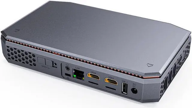 Alt view image 4 of 5 - A4-7210 Windows 10 Mini PC DDR3 8GB SSD 128GB Support 2.5inch HDD 1000M Lan  2 HD-MI display  Windows 10 Mini Computer