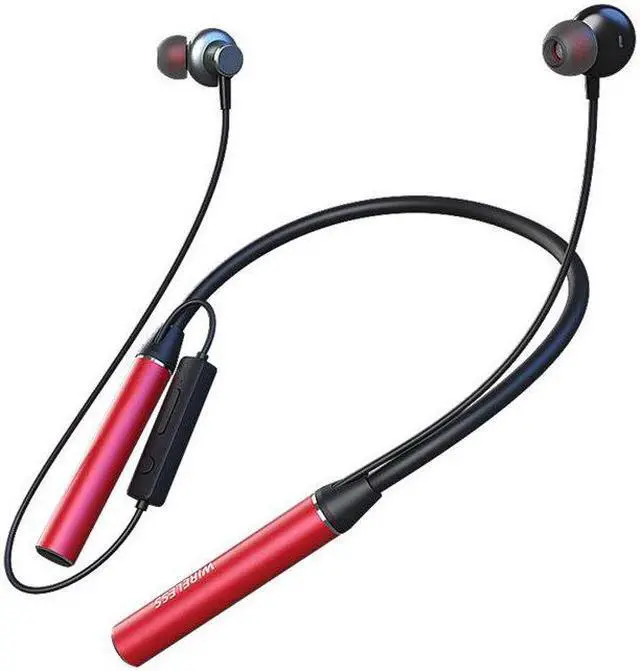 Alt view image 2 of 5 - GYM530 Wireless Neckband bluetooth Earphone 80 Hours Playback Stereo Bass Sport Headphones Earphones TF Card Magnetic Headset with Mic