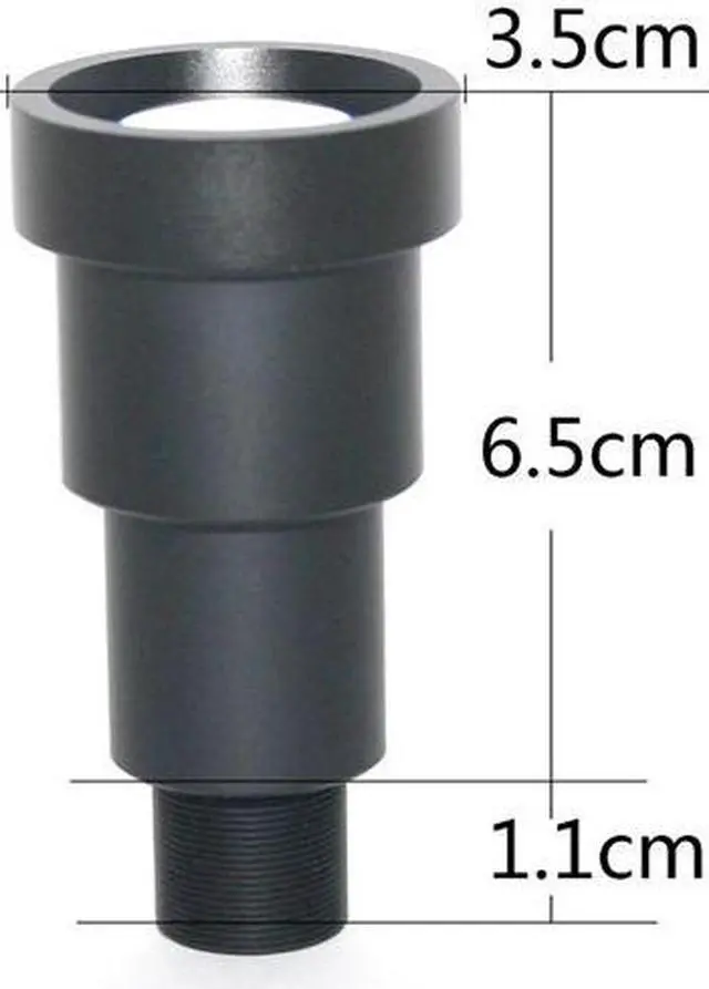 Alt view image 4 of 4 - 50mm Lens 6.7 Degree 1/3'' M12 CCTV MTV Board IR Lens for Security CCTV Video Camera