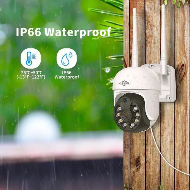 Alt view image 3 of 5 - 8WK-4HD203 WIFI 3MP 5x Digital Zoom Wireless Security Camera System PTZ AI Human Detection Two Way Audio Color Night Vision Outdoor IP66 Waterproof Mobile PC Remote