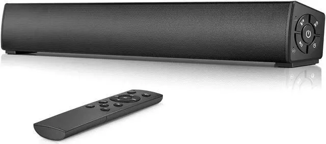 Alt view image 2 of 5 - Y9 bluetooth Soundbar Bass Stereo 45MM Drivers 20W Speaker TF Card AUX-In 2000mAh Remote Control Soundbox with Mic for Smart Phone TV PC Tablets