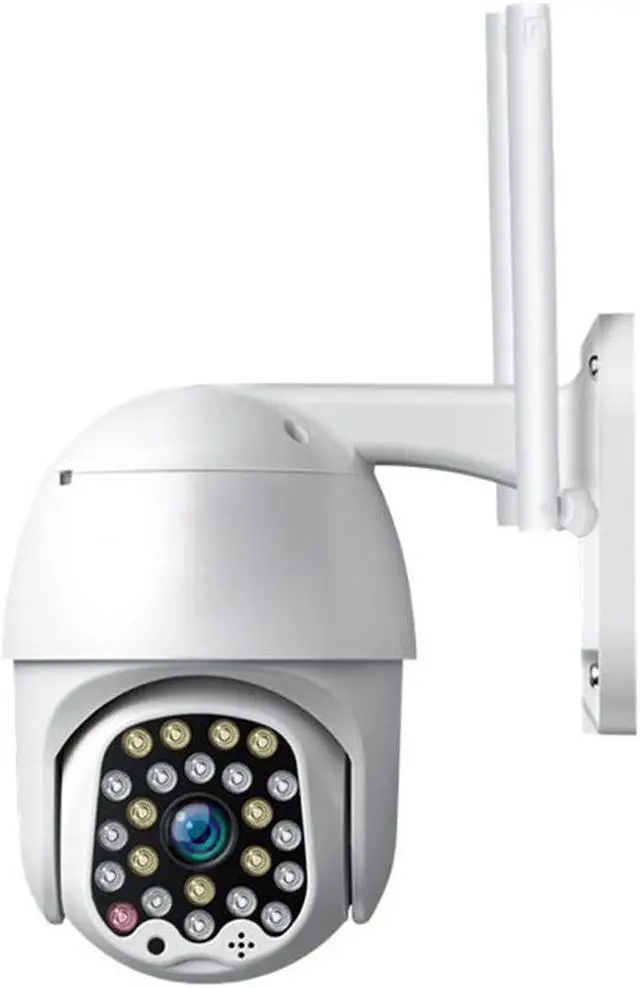 Alt view image 3 of 5 - 4X Zoom 23LED 2.0MP 1080P HD Wifi IP Security Camera Outdoor Light & Sound Alarm Night Vision Waterproof