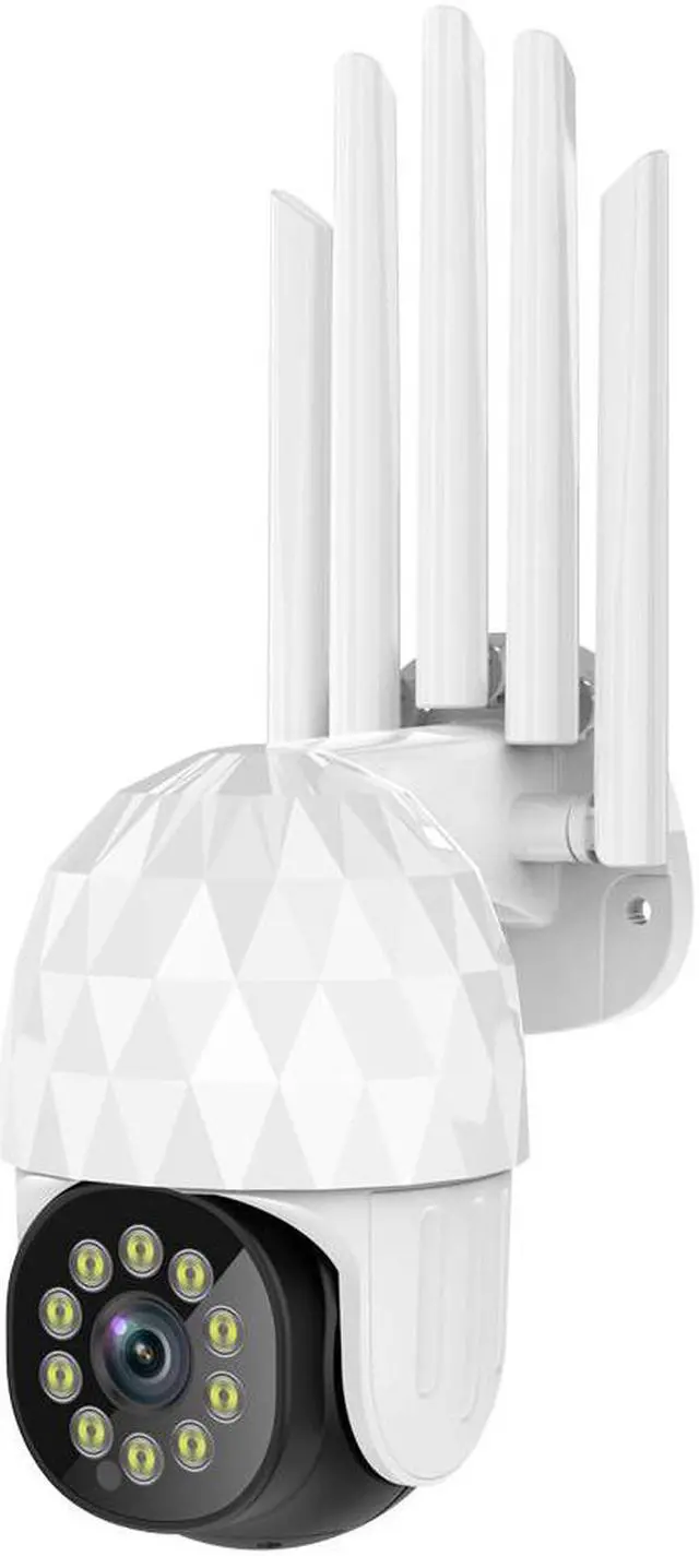 Alt view image 2 of 5 - Diamond 10LED HD 1080P WIFI IP Camera Two Way Audio Wireless Camera H.264 PTZ Auto Tracking Night Vision Camera
