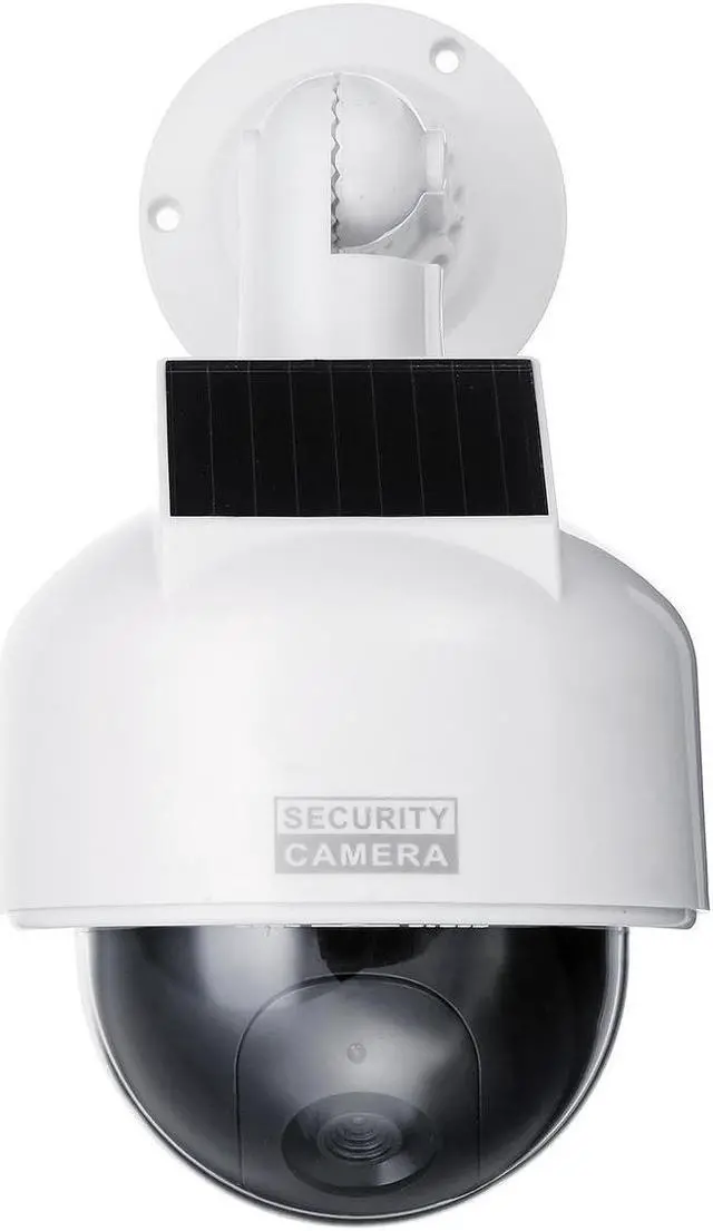Alt view image 2 of 5 - Solar Power Fake Camera CCTV Realistic Dummy Security Cam Simulation Monitor