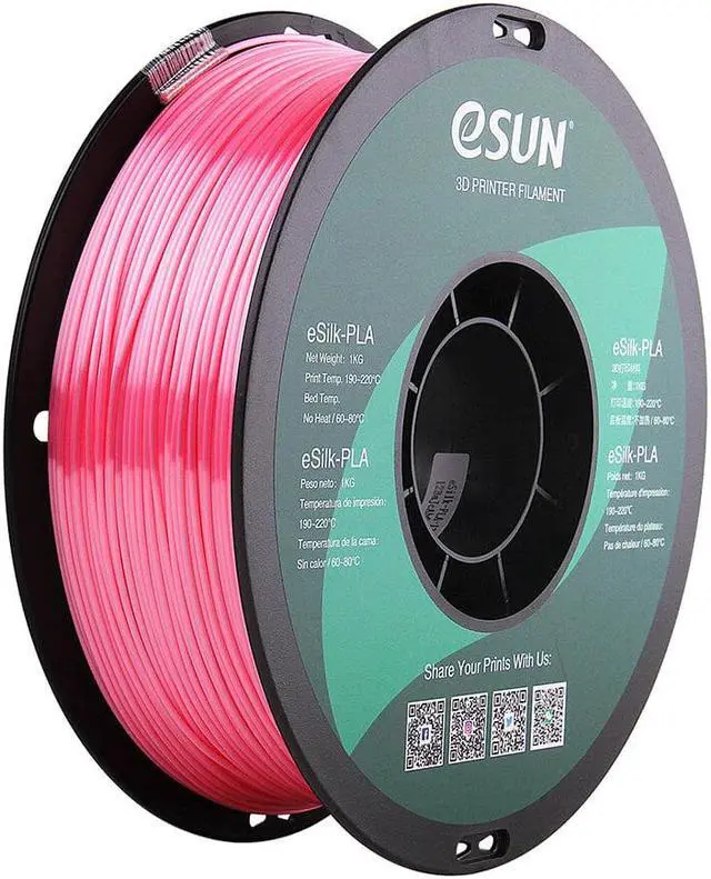 Alt view image 3 of 5 - Silk PLA Filament 1.75mm Silk PLA 3D Printing Filament 1KG 2.2 LBS Spool 3D Materials for 3D Printers