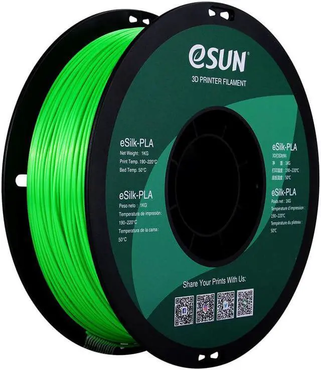 Alt view image 4 of 5 - Silk PLA Filament 1.75mm Silk PLA 3D Printing Filament 1KG 2.2 LBS Spool 3D Materials for 3D Printers