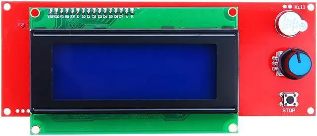Alt view image 4 of 5 - 3D Printer Kit RAMPS 1.4+2560 +DRV8825 Stepper Motor+2004 LCD+PCB Heat Bed MK2B