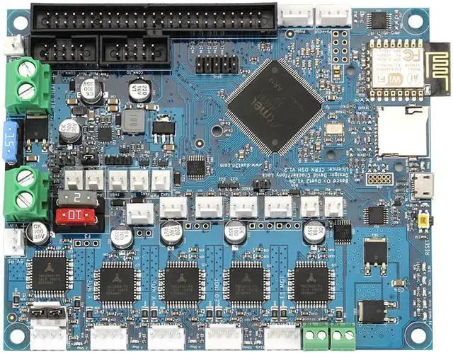 Alt view image 5 of 5 - 2 Wifi V1.04 Cloned DuetWifi Advanced 32 Bit Electronic Mainboard With 7 inch PanelDue Touch Screen Controller For 3D Printer