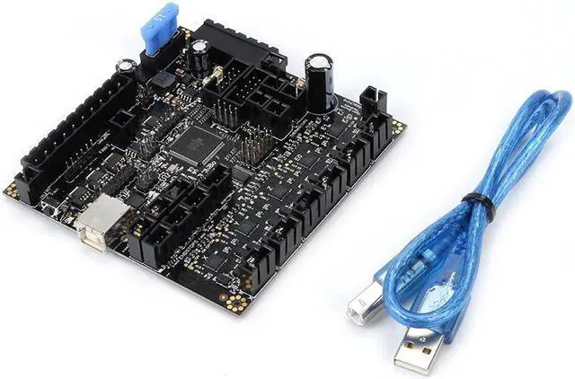 Alt view image 3 of 5 - Cloned RAMBo 1.4 Motherboard MEGA And Stepper Drivers All On One Integrated PCB For /Lulzbot Taz6/3D Printer