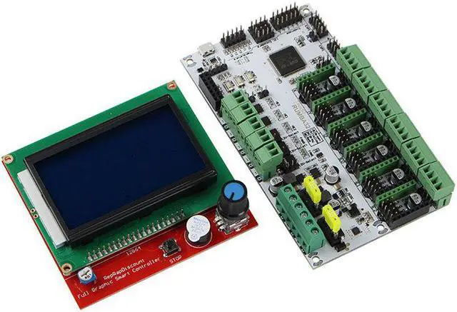 Alt view image 5 of 5 - Mainboard 32Bit 3D Printer Mainboard with 12864 LCD Display