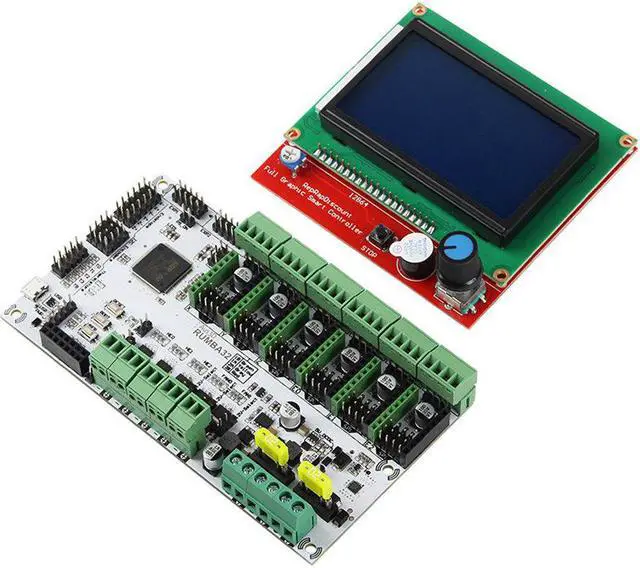 Alt view image 4 of 5 - Mainboard 32Bit 3D Printer Mainboard with 12864 LCD Display