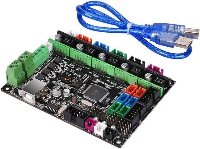 Alt view image 2 of 5 - GEN-L V1.0 Integrated Controller Mainboard + 5pcs DRV8825 Stepper Motor Driver Kit Compatible Ramps1.4 1.6/Mega2560 R3 For 3D Printer