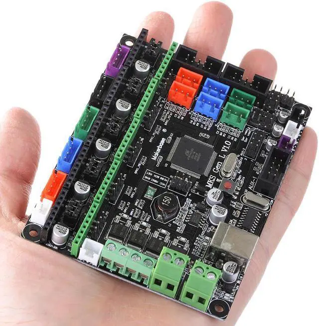 Alt view image 3 of 5 - GEN-L V1.0 Integrated Controller Mainboard + 5pcs DRV8825 Stepper Motor Driver Kit Compatible Ramps1.4 1.6/Mega2560 R3 For 3D Printer