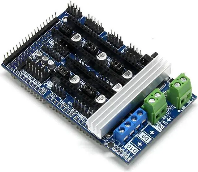 Alt view image 2 of 5 - Upgrade Ramps 1.6 Board Base on Ramps 1.5 4-Layer PCB Control Panel Mainboard with 5Pcs DRV8825 Driver for 3D Printer