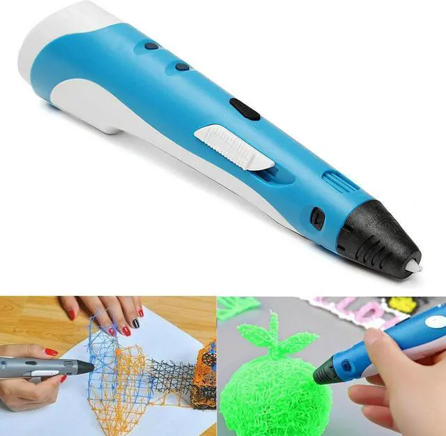 Main image of 3D Printing Drawing Pen + 3x ABS Filament + EU Plug Power Adapter Kit