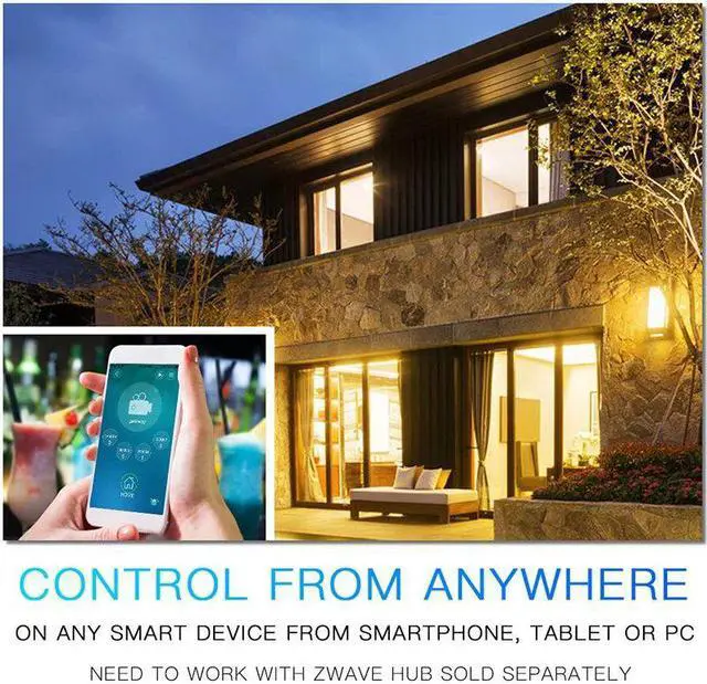 Alt view image 5 of 5 - Zwave Smart Light Switch EU 1/2/3CH Touch Sensitive Wall Switch Home Automation Z Wave Wireless Remote Control Light Switch