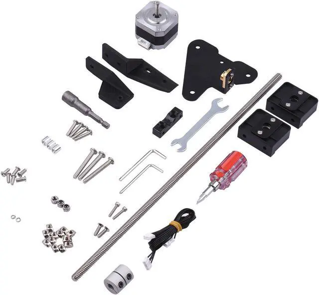 Main image of Dual Z Axis Lead Screw Upgrade Kit for Ender-3/Ender-3 V2 3D Printerwith 42-34 Stepper Motor 365mm T8 Lead Screw