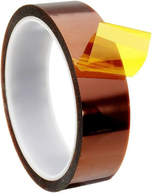 Alt view image 2 of 5 - 5mm/10mm/15mm/20mm/25mm/30mm High Temperature Polyimide Film Heat Resistant Tape For 3D Printer