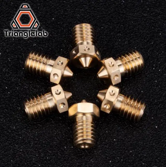 Alt view image 2 of 4 - / Dforce V6 bRASS Nozzle For 3D Printer Hotend 3D Printer Nozzle For E3D Nozzles Hotend Titan Extruder