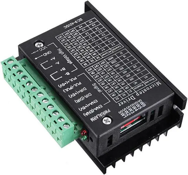 Alt view image 2 of 5 - TB6600 Upgraded Stepper Motor Driver Controller for 4A 9~40V TTL 32 Micro-Step 2 or 4 Phase of 42/57 Stepper Motor 3D Printer CNC Part