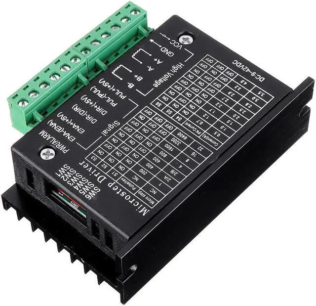 Alt view image 4 of 5 - TB6600 Upgraded Stepper Motor Driver Controller for 4A 9~40V TTL 32 Micro-Step 2 or 4 Phase of 42/57 Stepper Motor 3D Printer CNC Part