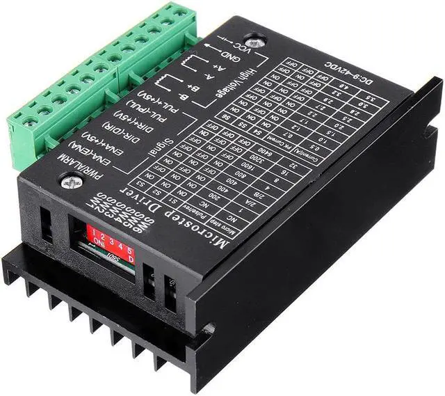 Alt view image 5 of 5 - TB6600 Upgraded Stepper Motor Driver Controller for 4A 9~40V TTL 32 Micro-Step 2 or 4 Phase of 42/57 Stepper Motor 3D Printer CNC Part