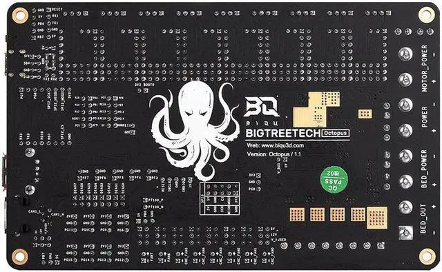 Alt view image 4 of 4 - BTT Octopus V1.1 Control Board for Voron/Ender 3 V2 Pro 3D Printer Parts VS Spider Compatible SKR V1.4/SKR 2 TMC2209 TMC2208 Driver