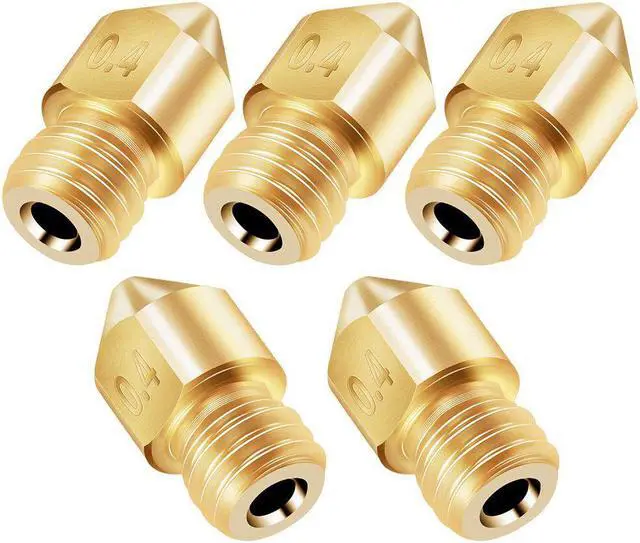 Alt view image 2 of 4 - SIMAX3D 45Pcs Hardened Steel Tool High Temperature Titanium Alloy MK8 Nozzle for Creality Ender 3 CR-10 Makerbot 3D Printer