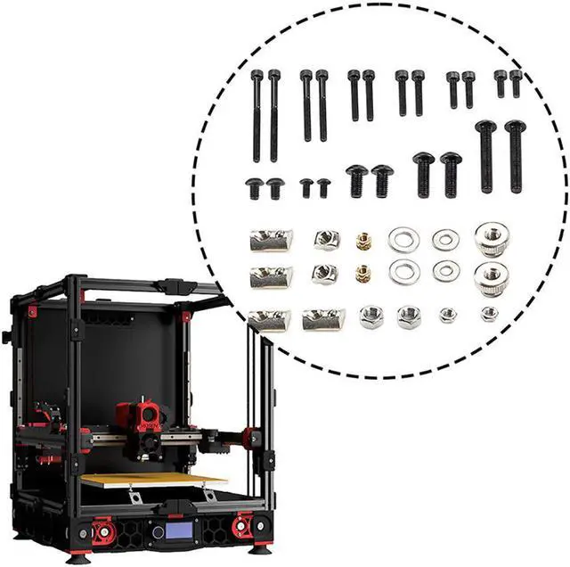 Main image of V2.4 VORON2 3d Printer Switchwire Project Fasteners Screws Nuts Full Kit for3D Printer