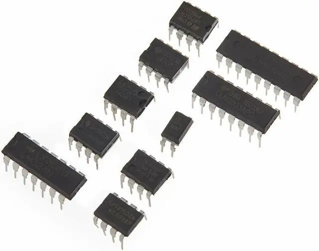 Alt view image 3 of 5 - 85pcs 10 Types Integrated Circuit Chip IC Chips Assortment Kit OPAMP Single Precision Timer PWM Including LM324 LM358 LM386 LM393 UA741 NE5532 NE555 PC817 ULN2003 ULN2803