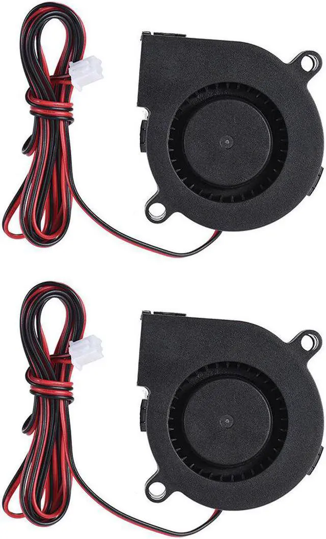 Main image of 2Pcs 24V DC 5015 50x50x15mm 2-pin Exhaust Blower Cooling Fan