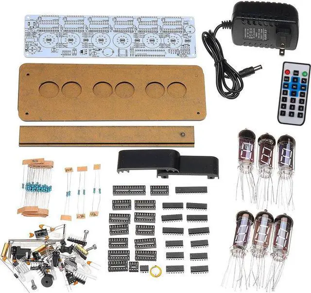 Alt view image 2 of 5 - DIY NB-11 Fluorescent Tube Clock IV-11 Kit VFD Tube Kit VFD Vacuum Fluorescent Display
