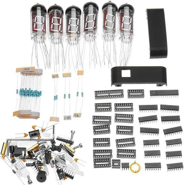 Alt view image 3 of 5 - DIY NB-11 Fluorescent Tube Clock IV-11 Kit VFD Tube Kit VFD Vacuum Fluorescent Display