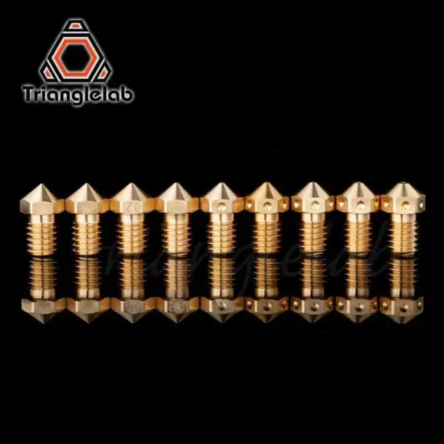 Alt view image 3 of 4 - / Dforce T-V6 Brass Nozzle V6 Nozzle for 3D printers hotend M6 Thread for E3D Nozzles hotend titan extruder