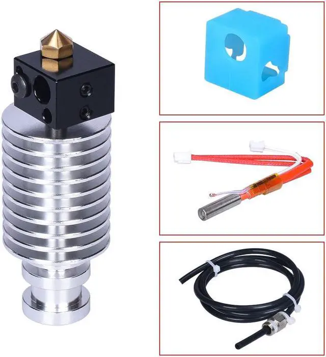 Alt view image 4 of 5 - Upgrade 12V/24V Bowden Extruder V5 J-head Hotend I3 Mega Hotend All Kits 3D Printer Parts ForMega I3/Chiron vs V6 Hotend