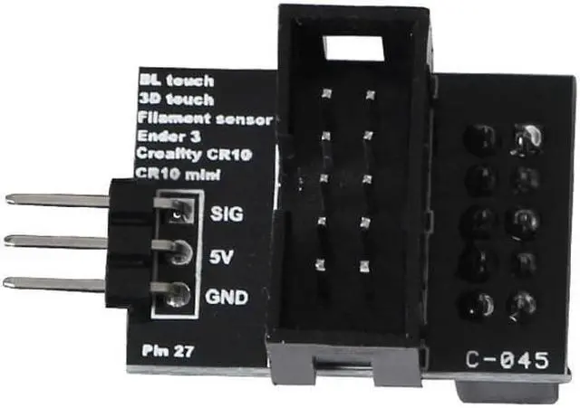 Alt view image 3 of 4 - 27 Black PCB Board Adapter Plate for BLTouch Filament Sensor Compatible With Creality CR-10/Ender 3/Ender-5 3D Printer