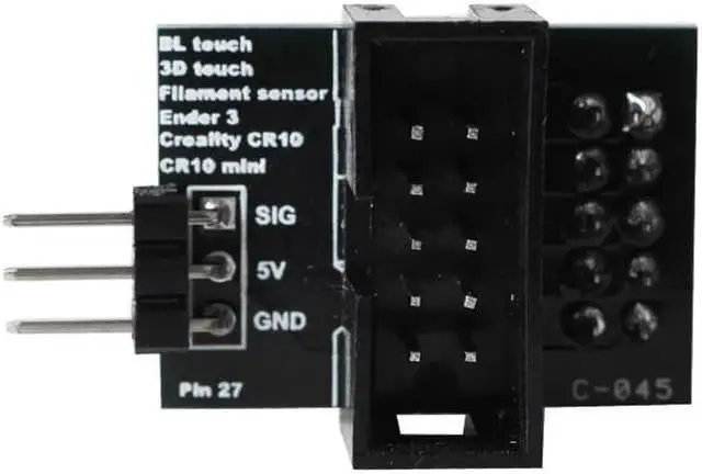 Alt view image 4 of 4 - 27 Black PCB Board Adapter Plate for BLTouch Filament Sensor Compatible With Creality CR-10/Ender 3/Ender-5 3D Printer