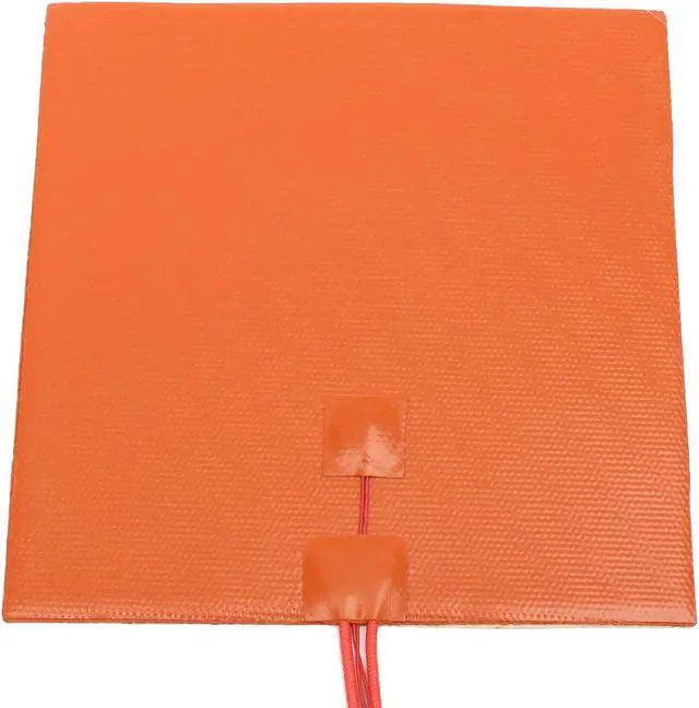 Alt view image 3 of 5 - 12V 200W 200mmx200mm Waterproof Flexible Silicone Heated Bed Heating Pad For 3D Printer