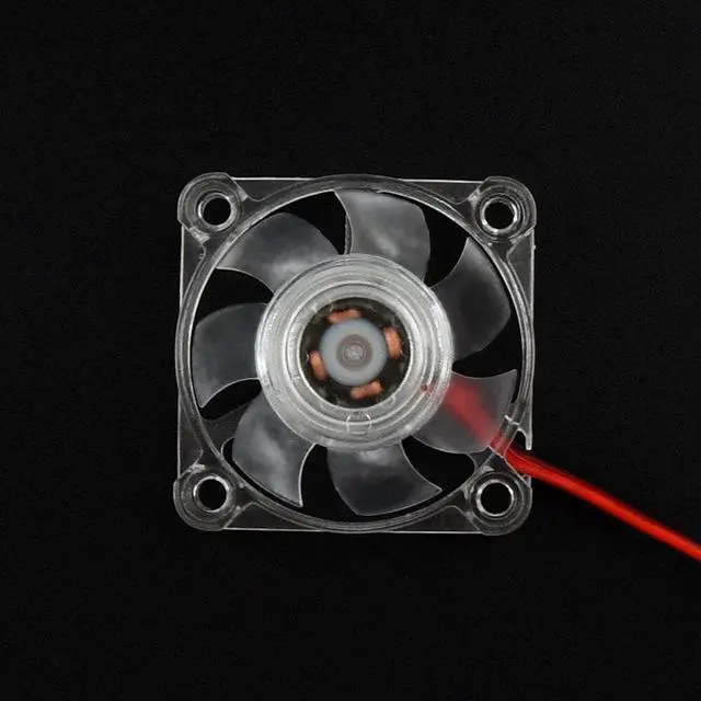 Alt view image 3 of 5 - 24V 2510 3010 4010 Cooling Fan LED Light Cooler Fan Luminous Hydraulic Bearing Fan Mini Radiator for 3D Printer
