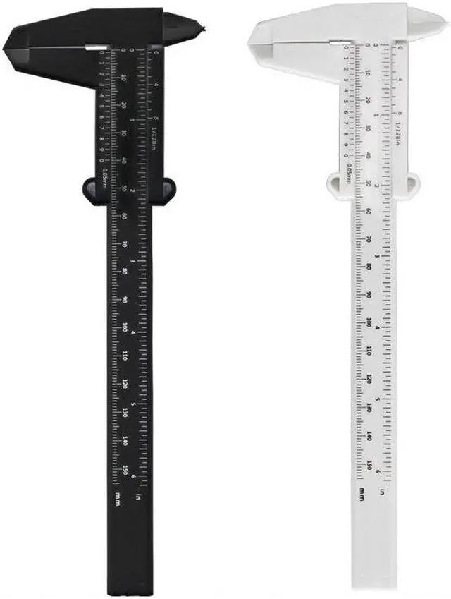 Alt view image 3 of 5 - Plastic Vernier Caliper Household Mini Bracelet Jade Jewelry Measuring Ruler Tool for 3D Printing