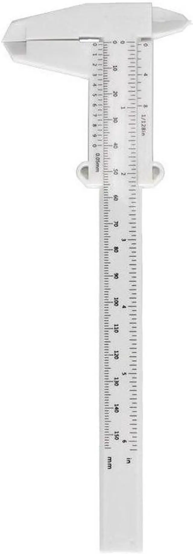 Alt view image 2 of 5 - Plastic Vernier Caliper Household Mini Bracelet Jade Jewelry Measuring Ruler Tool for 3D Printing