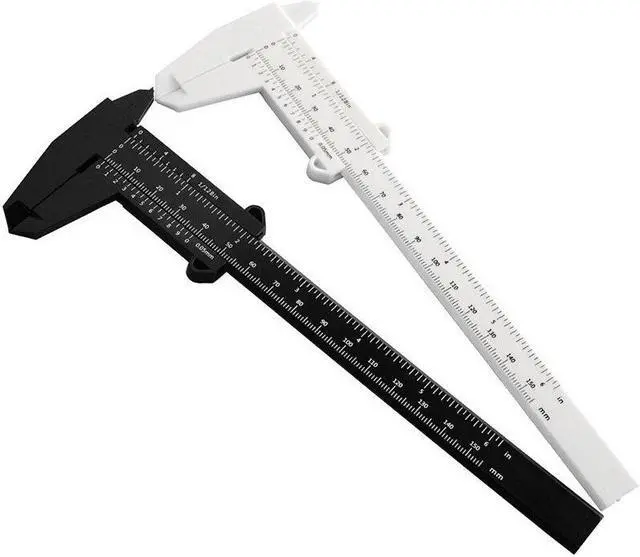 Alt view image 4 of 5 - Plastic Vernier Caliper Household Mini Bracelet Jade Jewelry Measuring Ruler Tool for 3D Printing