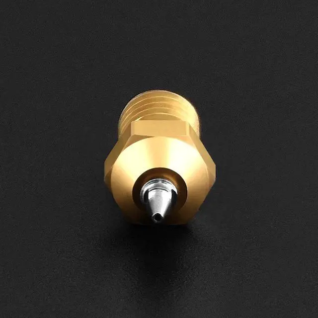 Alt view image 5 of 5 - TWO1Pcs M6 Thread Brass Nozzle Adapter Set 0.2/0.3/0.4/0.5mm Tip 1.75mm filament for 3D Printer