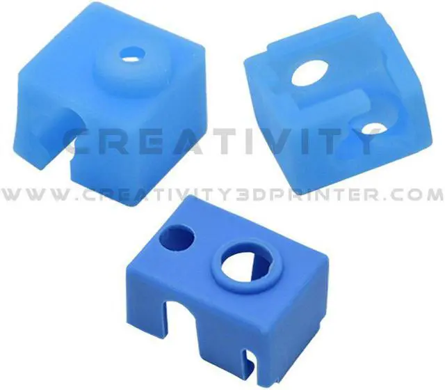 Alt view image 7 of 7 - 5Pcs Silicone Sock for V6 Volcano V5 J-head Hotend Extruder MK8/CR10/CR10S Heated Block Warm Keeping Cover 3D Printer