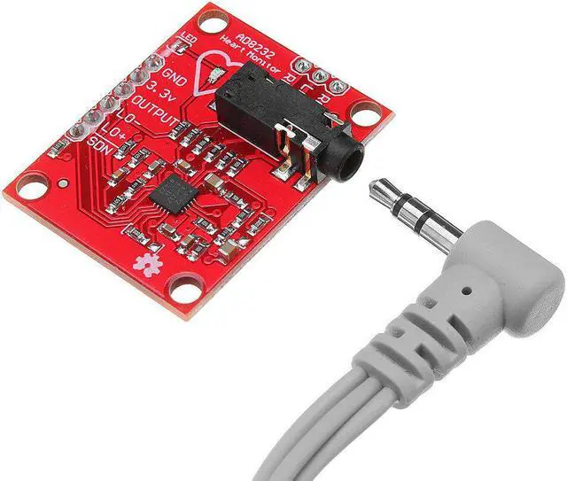 Alt view image 3 of 5 - AD8232 Measurement Pulse Heart Monitoring Heartbeat Sensor Module Monitor Devices